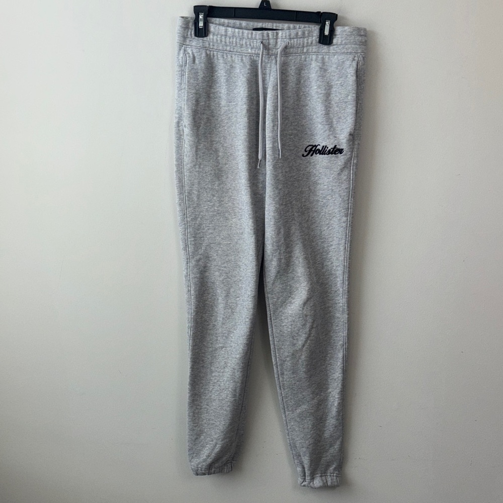 Hollister Light Gray warm winter Joggers size medium